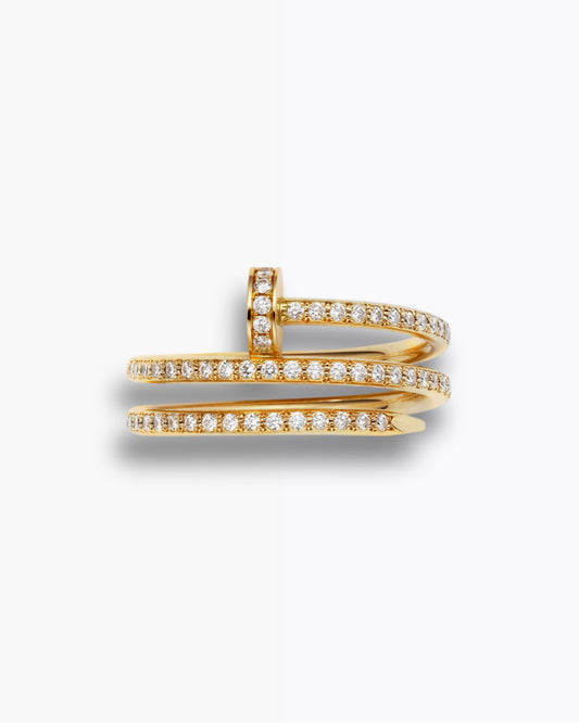 Bague Double Clou