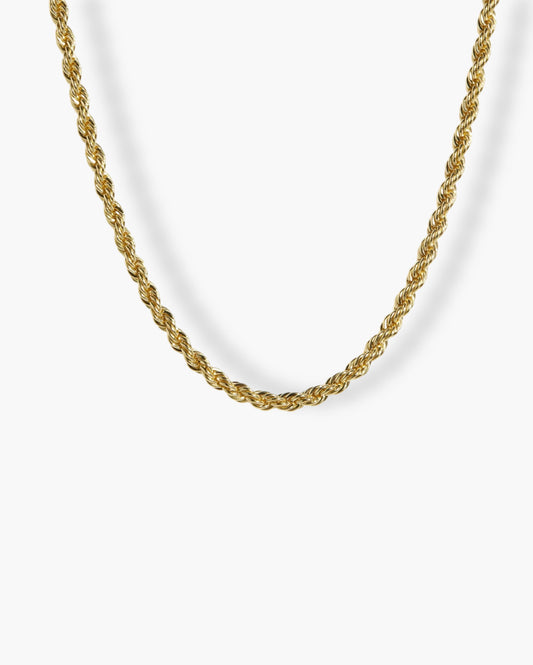 Collier Or Torsadé