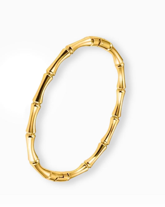 Bracelet Gold Bamboo