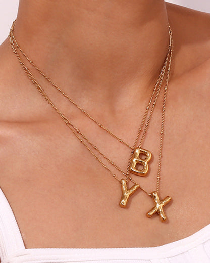 Collier Bublle Initiales