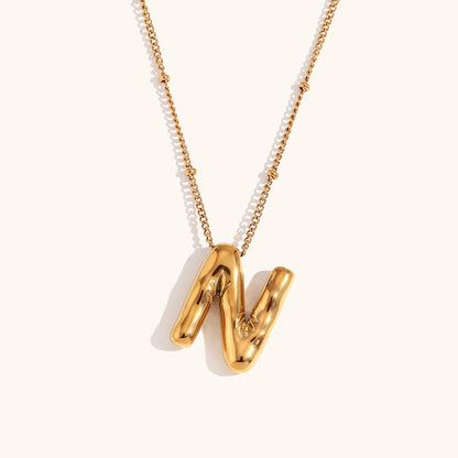 Collier Bublle Initiales