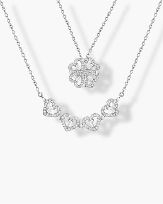 Collier Four Heart 2in1